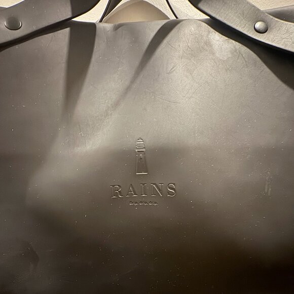 Rains Black Waterproof Backpack – Minimal Design - Picture 3 of 4